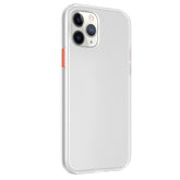 Skin Feel Frosted PC + TPU Shockproof Case with Color Button, For iPhone 12 mini, For iPhone 12 / 12 Pro, For iPhone 12 Pro Max